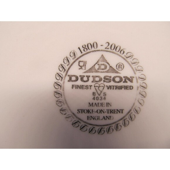 Dudson Olympus White Bread Plates  6 3/8" Stoke on Trent Set of 2 - Picture 3 of 10